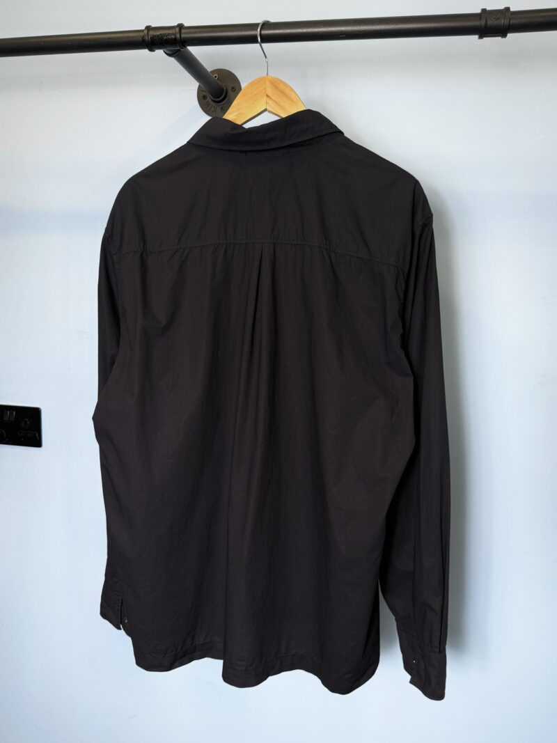 XXL C.P. Company Navy Blue Embroidered Logo Button Down Shirt Overshirt - Image 4