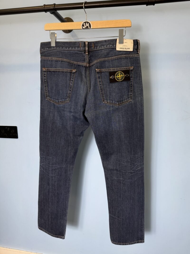 36W 32L Stone Island Blue Regular Tapered Fit Jeans XL