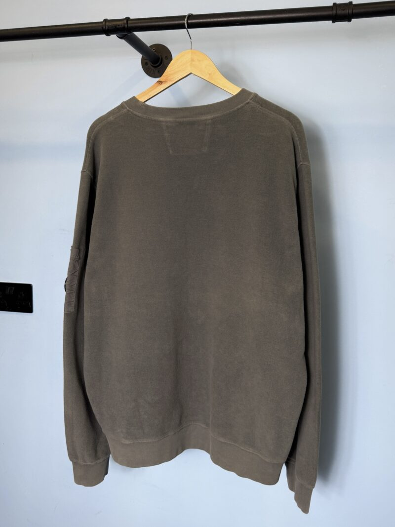 XXL C.P. Company Grey Polar Fleece Crewneck Sweatshirt Jumper - Image 3