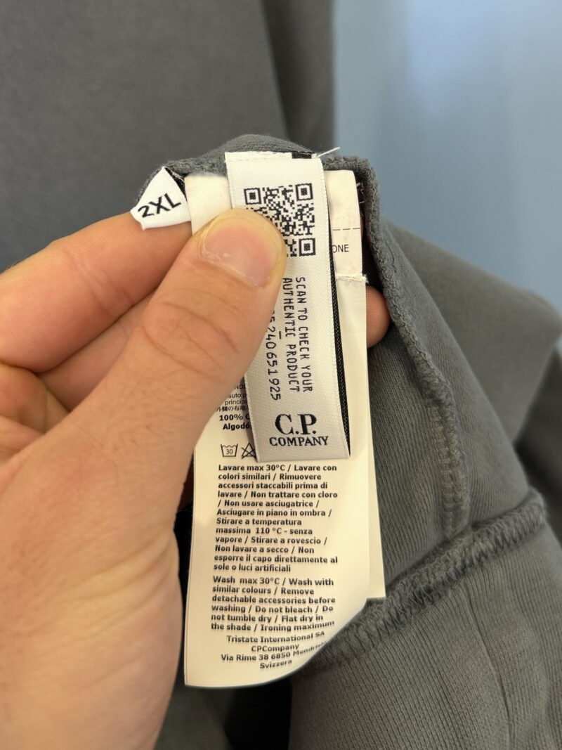 XXL C.P. Company Grey Polar Fleece Crewneck Sweatshirt Jumper - Image 4
