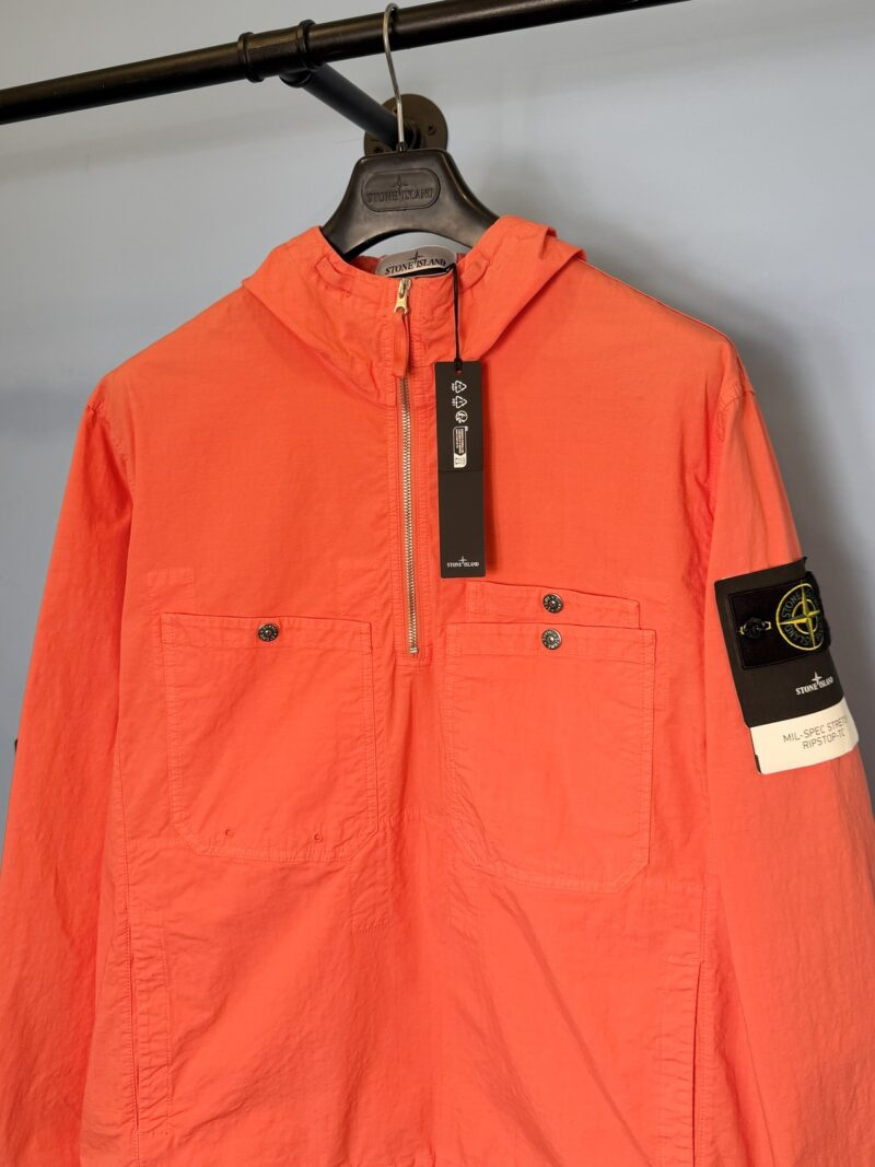 Alternative view of BNWT Large Stone Island Orange Pink Mil Spec Stretch Ripstop TC Smock RARE