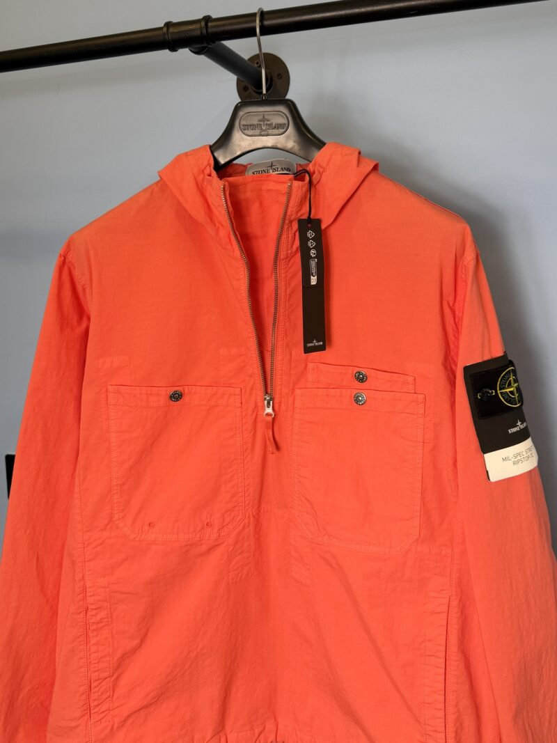BNWT Large Stone Island Orange Pink Mil Spec Stretch Ripstop TC Smock RARE - Image 3