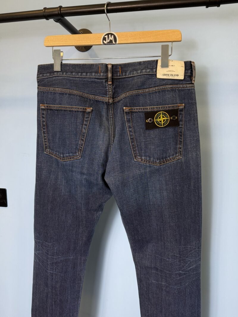 Alternative view of 36W 32L Stone Island Blue Regular Tapered Fit Jeans XL