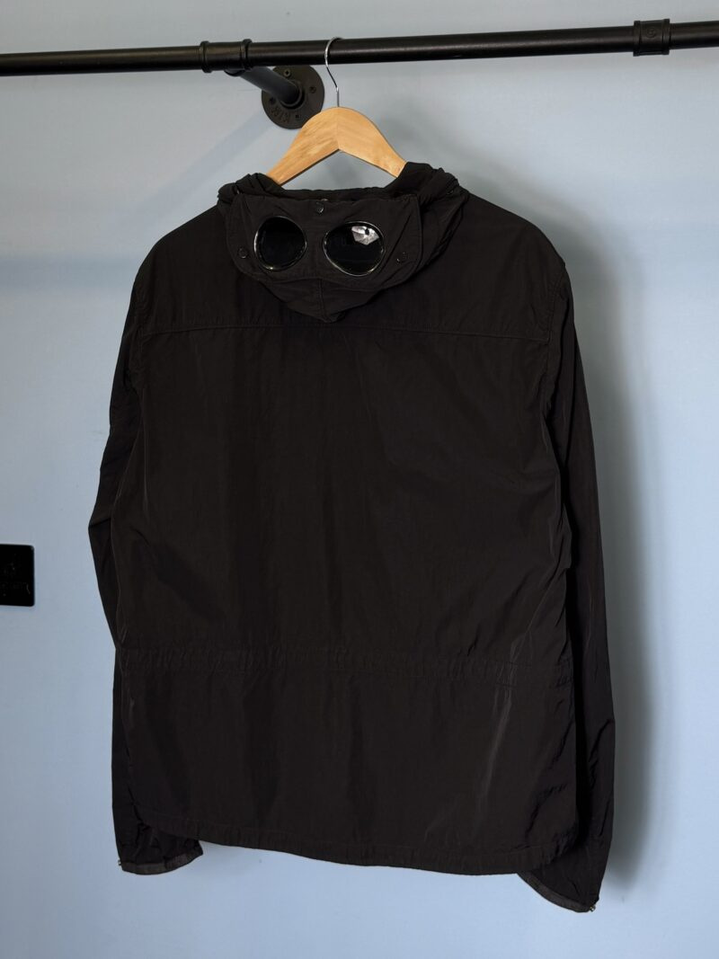 Large C.P. Company Black Chrome Lightweight Goggle Jacket - Image 4
