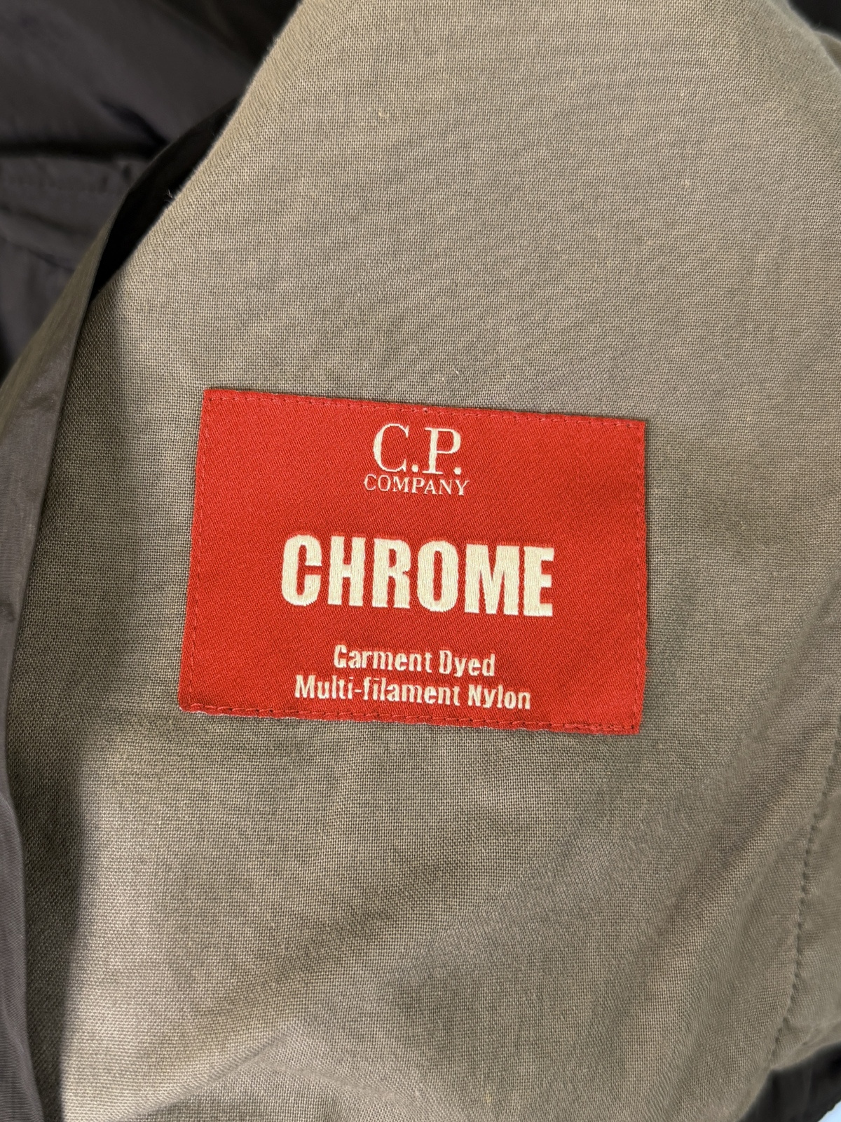 Large C.P. Company Black Chrome Lightweight Goggle Jacket - Image 5