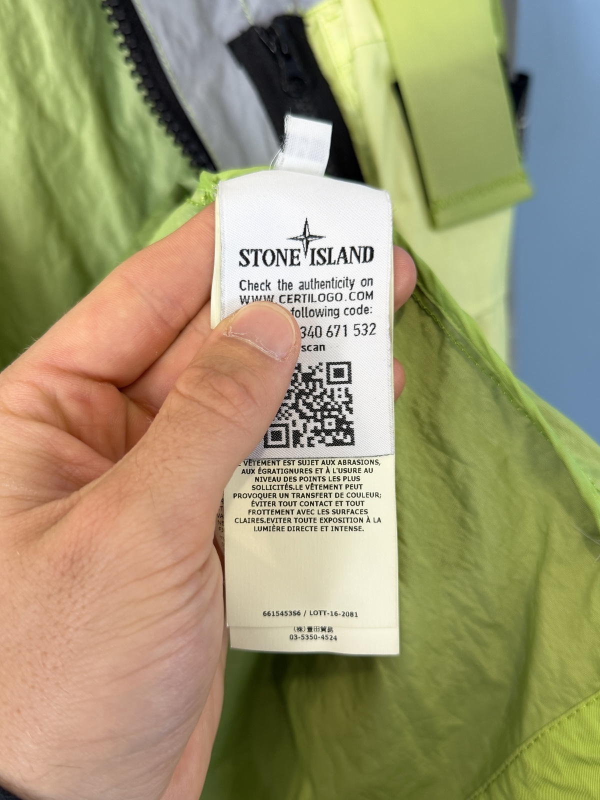 Medium Stone Island Silver Green Plated Reflective Jacket Mussola Gommata Jacket - Image 8