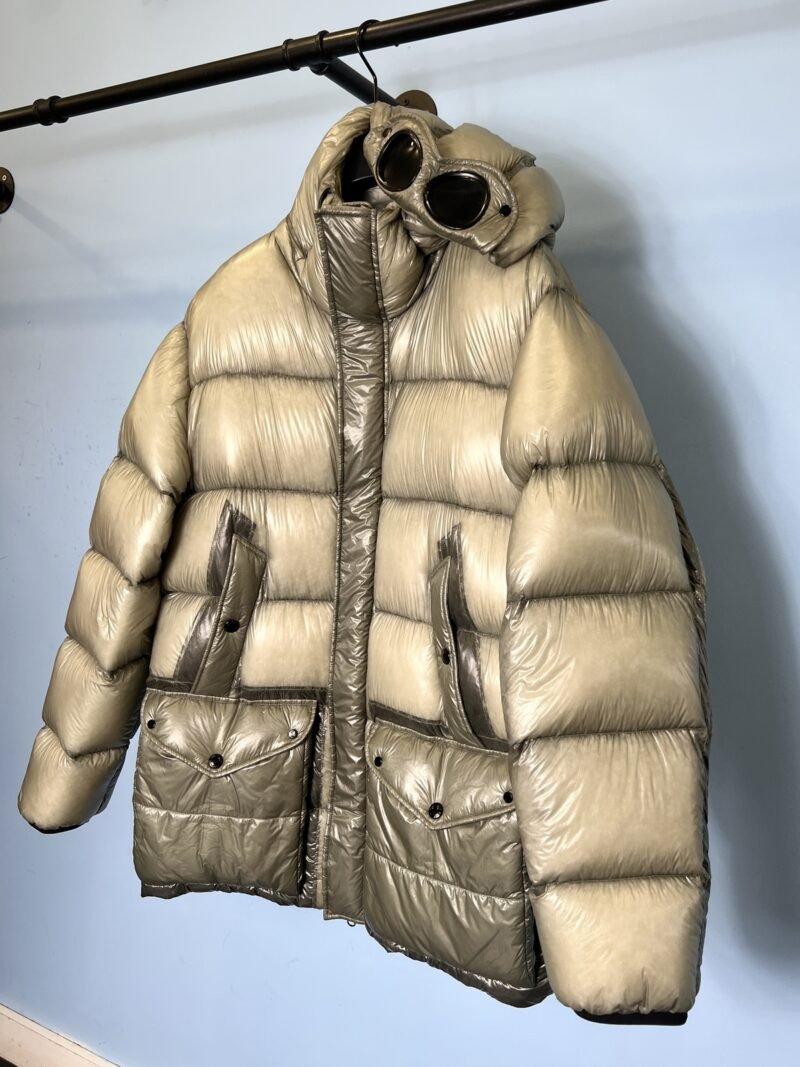 Alternative view of 3XL C.P. Company Grey D.D. Shell Goggle Down Coat Jacket Silver