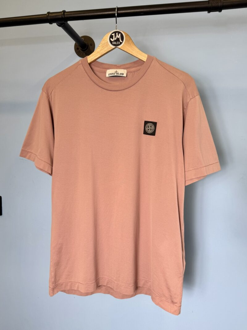 Medium Stone Island Dusty Pink T-Shirt