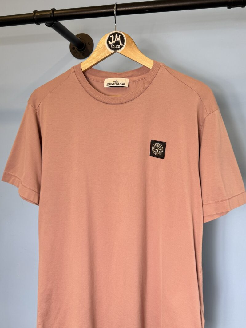 Alternative view of Medium Stone Island Dusty Pink T-Shirt
