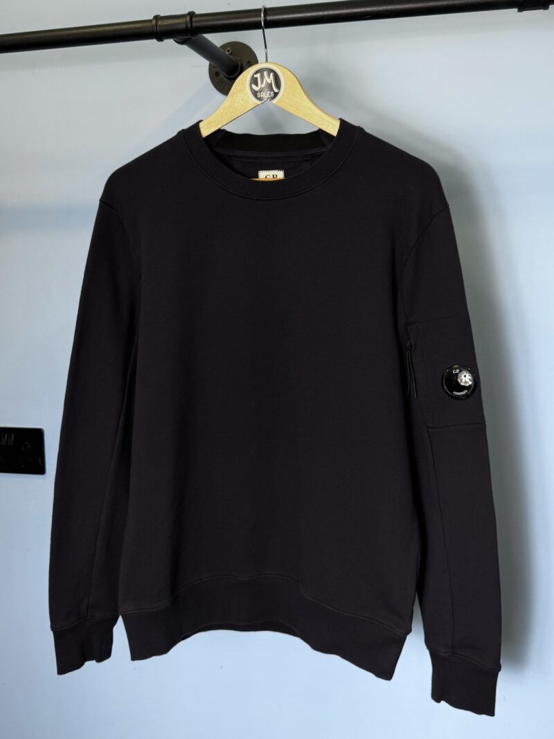 Medium C.P. Company Navy Blue Crewneck Sweatshirt Jumper