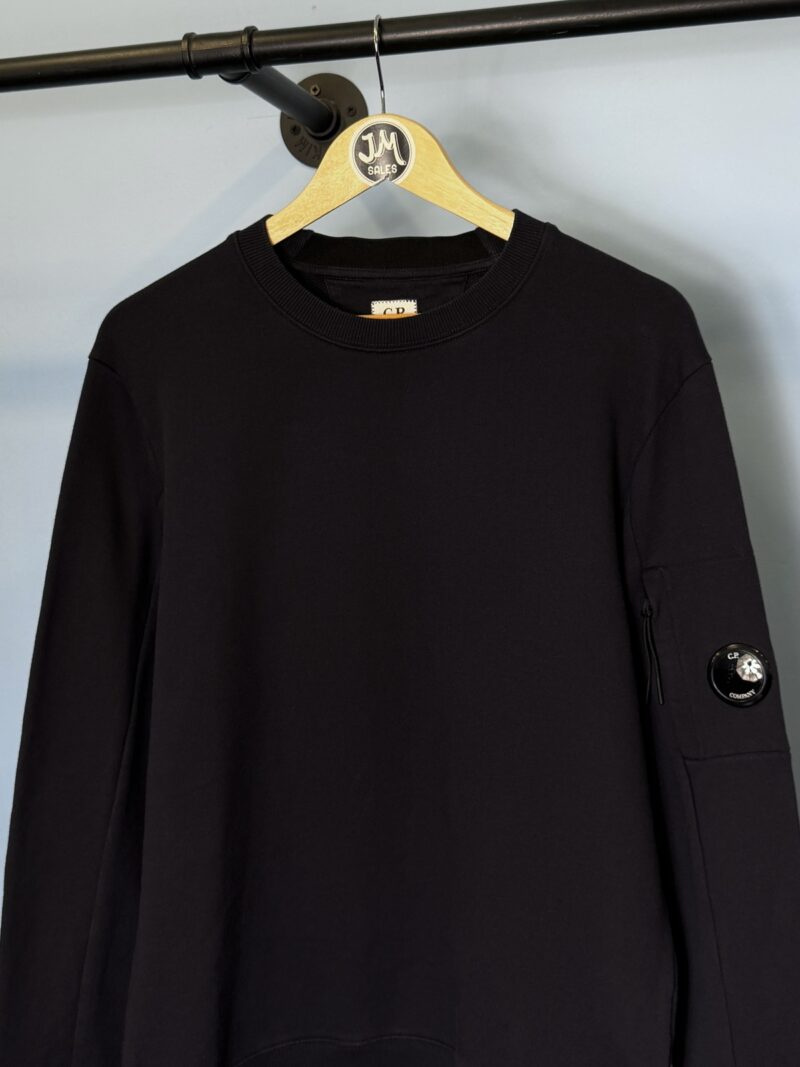 Alternative view of Medium C.P. Company Navy Blue Crewneck Sweatshirt Jumper
