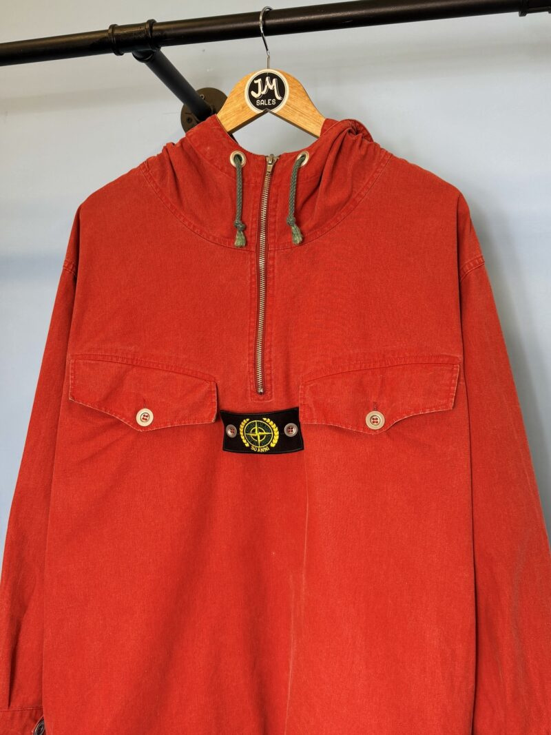 Alternative view of XL Stone Island Red Green 30th Anniversary 2012 Tela Stella Smock Jacket