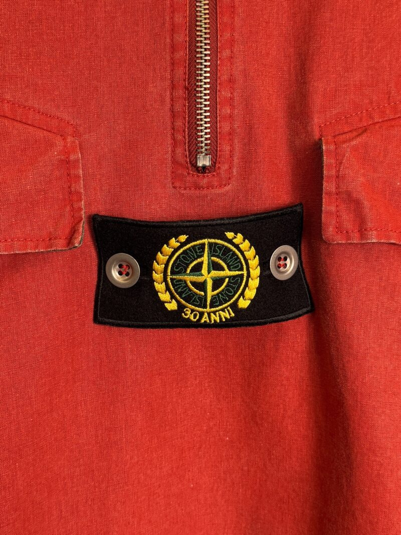 XL Stone Island Red Green 30th Anniversary 2012 Tela Stella Smock Jacket - Image 4