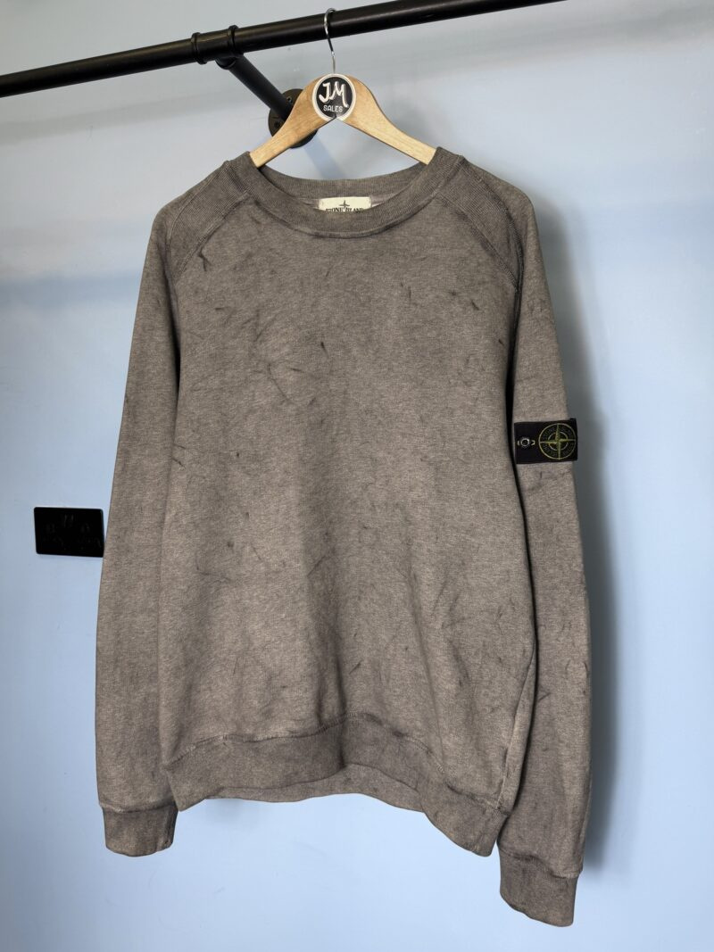 XL Stone Island Grey Dust Crewneck Sweatshirt Jumper