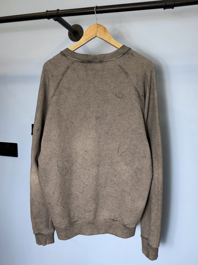XL Stone Island Grey Dust Crewneck Sweatshirt Jumper - Image 4