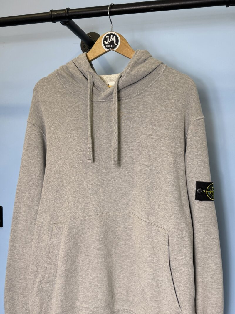 Alternative view of XL Stone Island Grey Hoodie Jumper