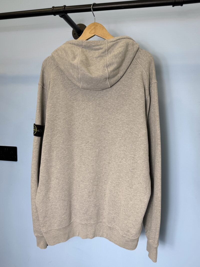 XL Stone Island Grey Hoodie Jumper - Image 3