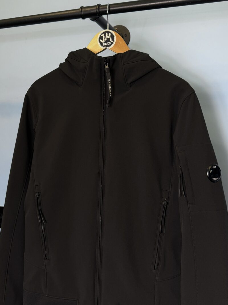 Alternative view of Medium C.P. Company Black Fleece Lined Soft Shell Jacket
