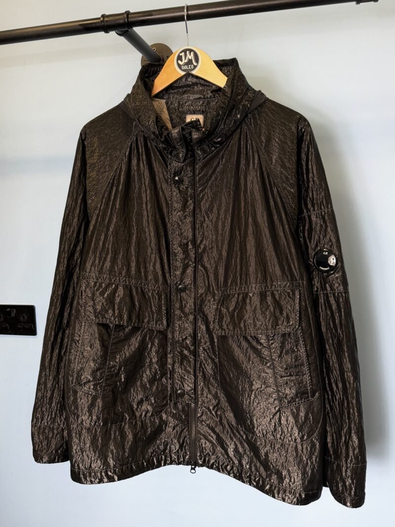 Alternative view of Large C.P. Company Black Kan-D Jacket with Foldaway Hood