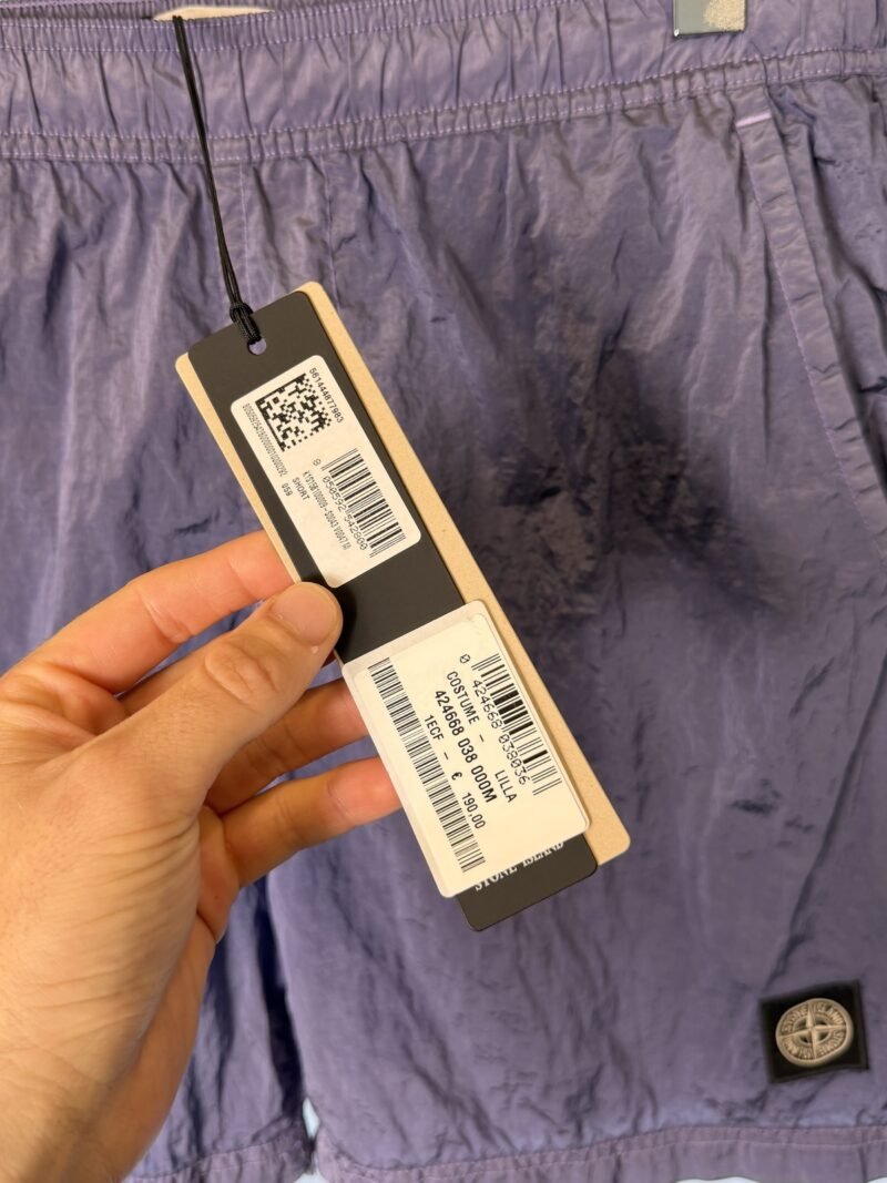 BNWT Medium Stone Island Lilac Purple Swim Shorts 32W - Image 5