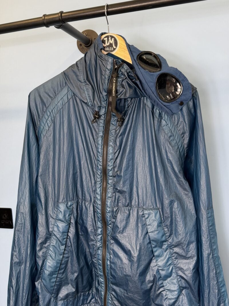 Alternative view of Medium C.P. Company Blue Nyber Lightweight Goggle Jacket