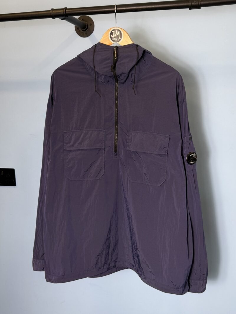 XXL C.P. Company Blue Chrome Lightweight Smock Jacket