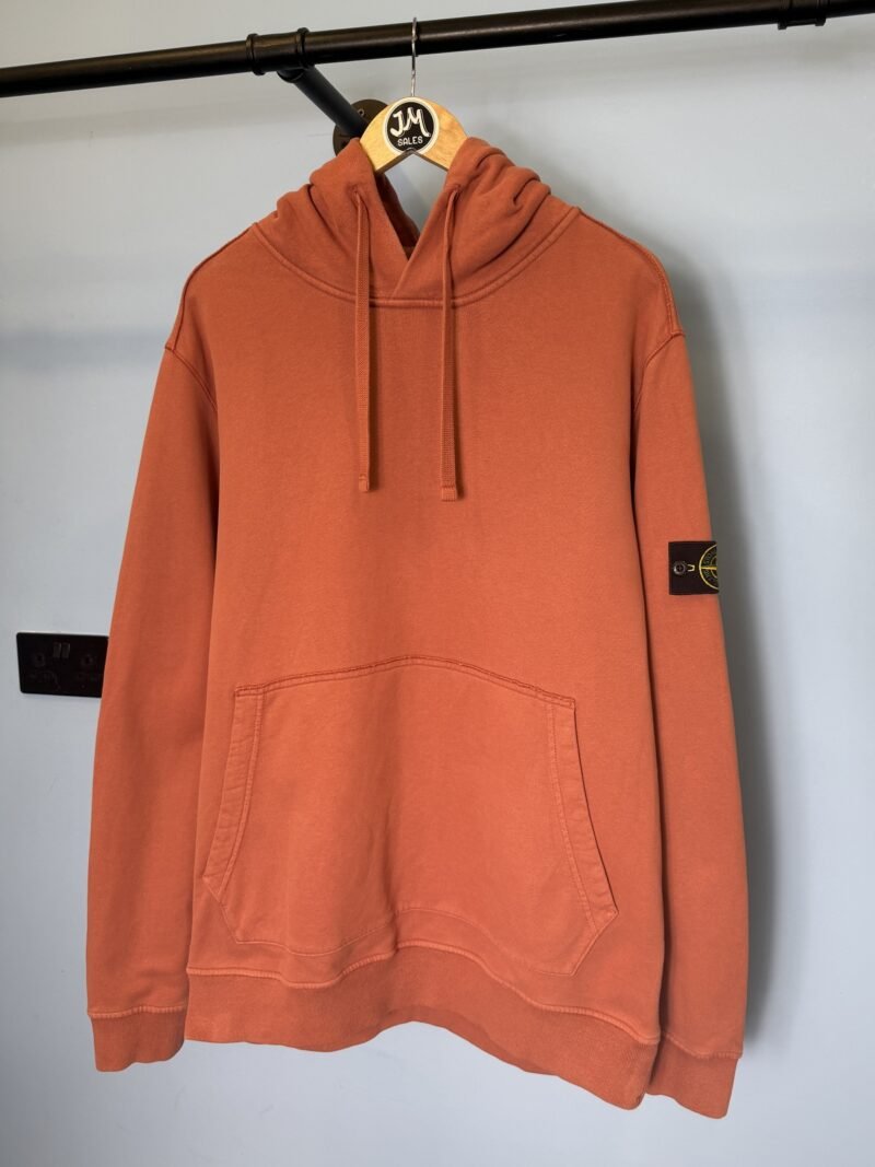 XXL Stone Island Brick Orange Hoodie Jumper