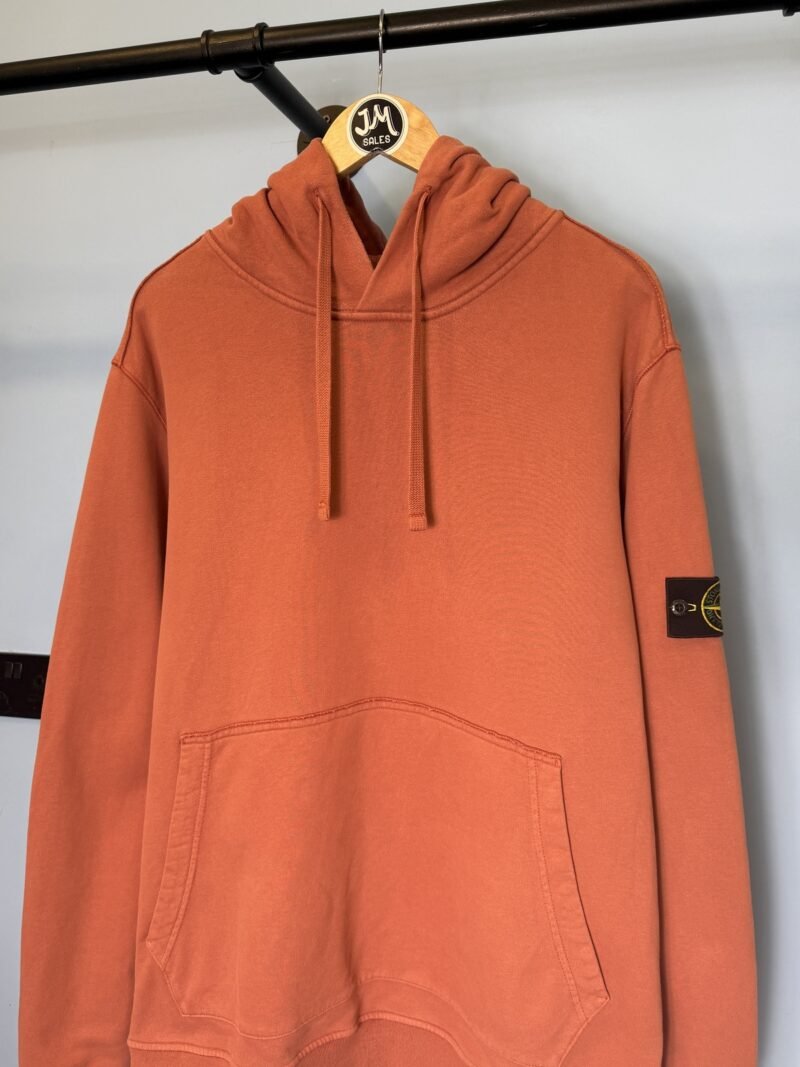 Alternative view of XXL Stone Island Brick Orange Hoodie Jumper