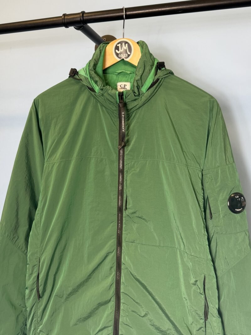 Alternative view of Medium C.P. Company Green CR-L Padded Chrome Nylon Jacket