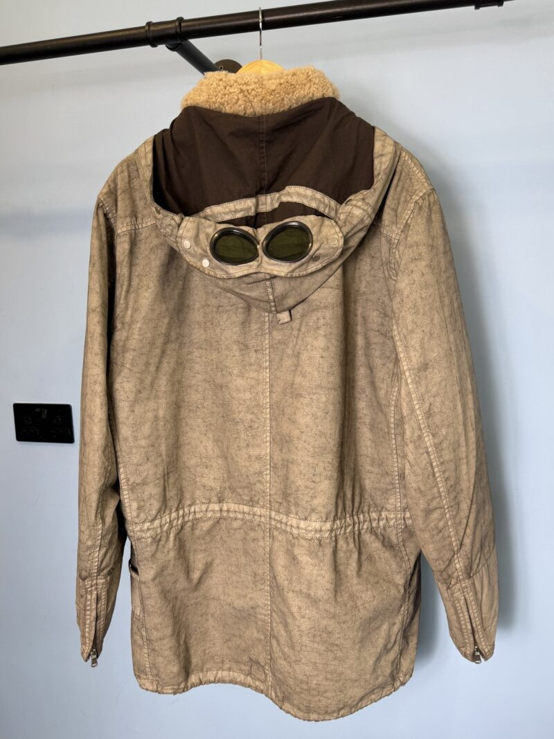 XXL C.P. Company Grey 2003 Sandblast Mille Miglia Goggle Jacket - Image 6
