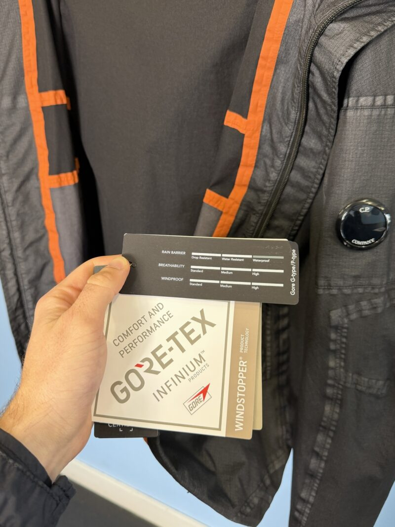 BNWT Medium C.P. Company Grey Orange Goretex Infinium Gore G Type Jacket - Image 5