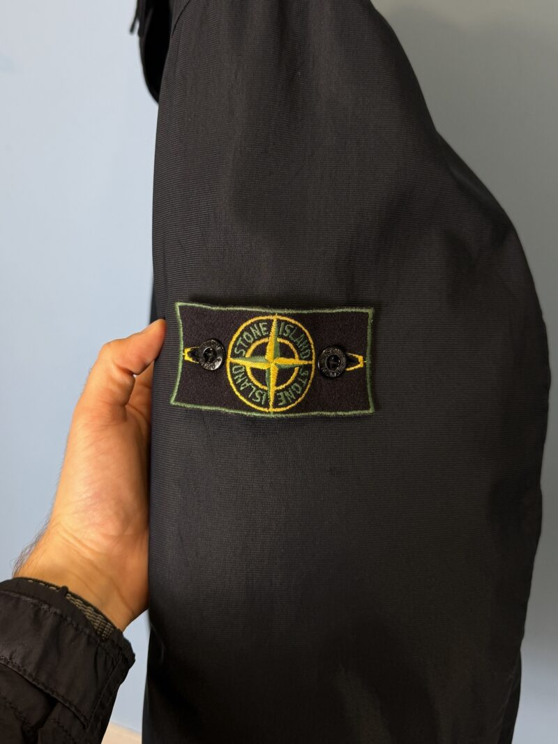 XXL Stone Island Navy Blue 1997 Nylam Trench Green Edge Jacket with Padded Liner - Image 8