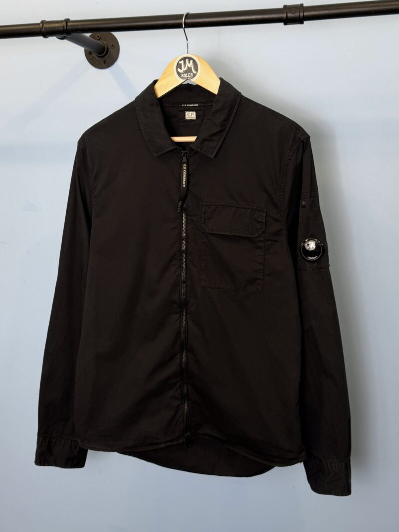 Medium C.P. Company Black Lens Overshirt Jacket