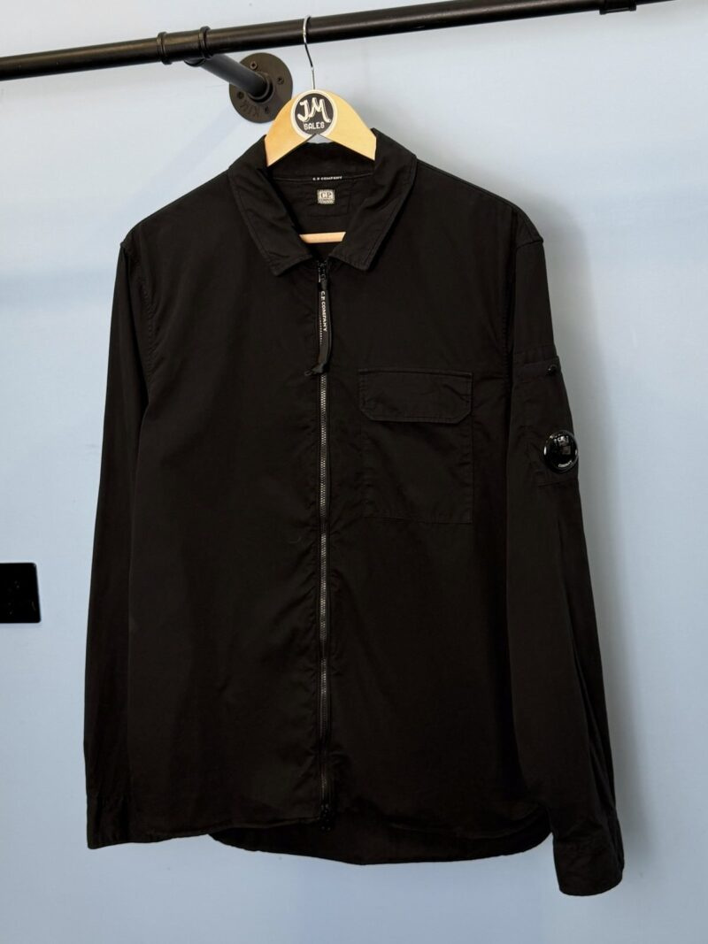 Large C.P. Company Black Lens Overshirt Jacket