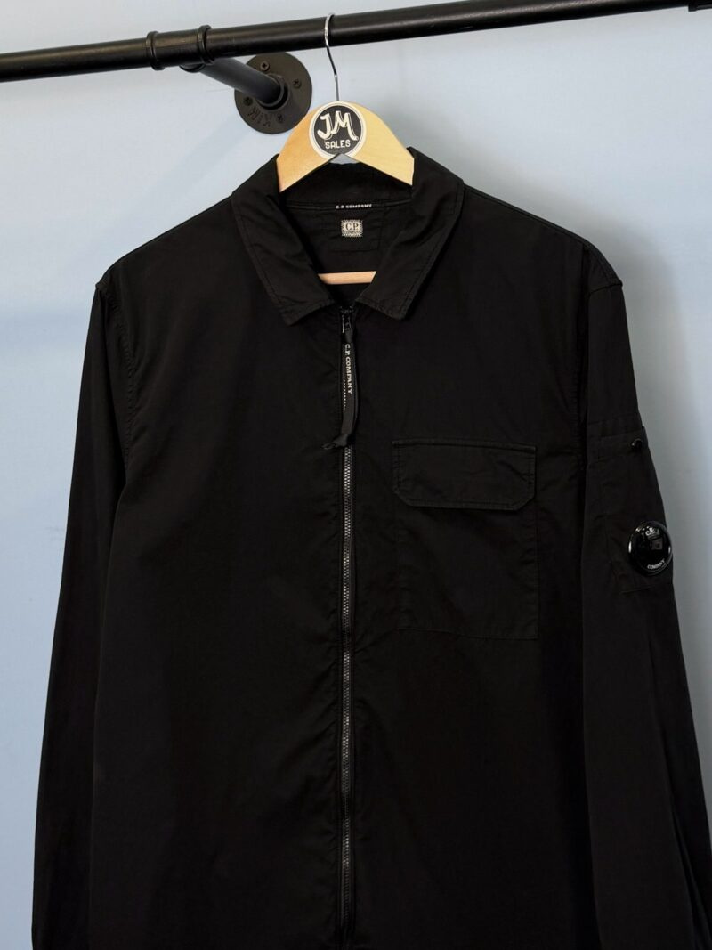 Alternative view of Large C.P. Company Black Lens Overshirt Jacket