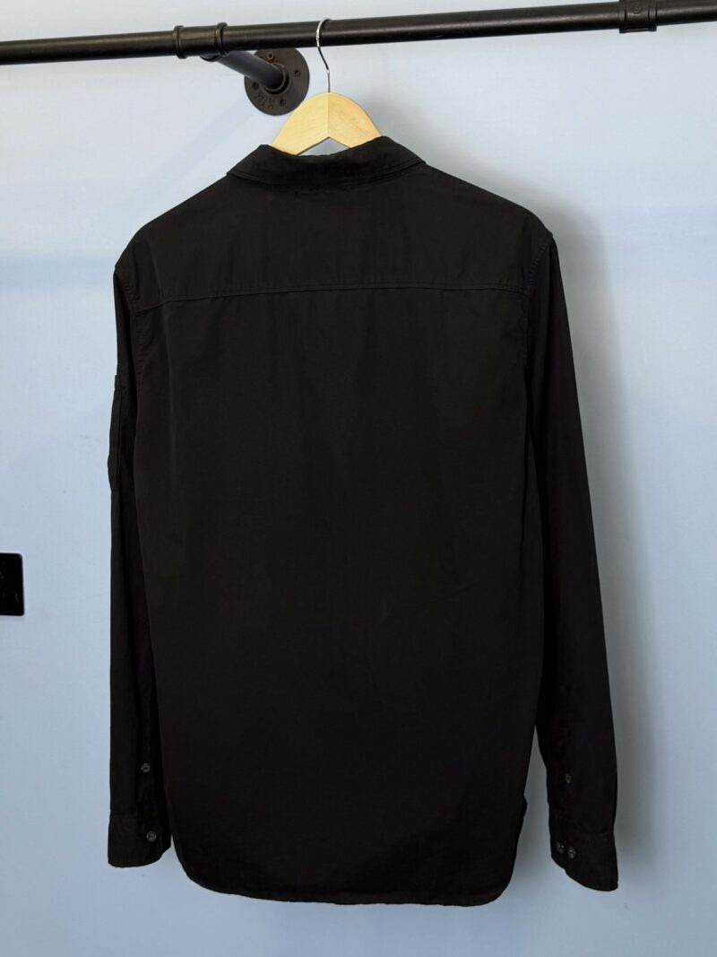 Large C.P. Company Black Lens Overshirt Jacket - Image 3