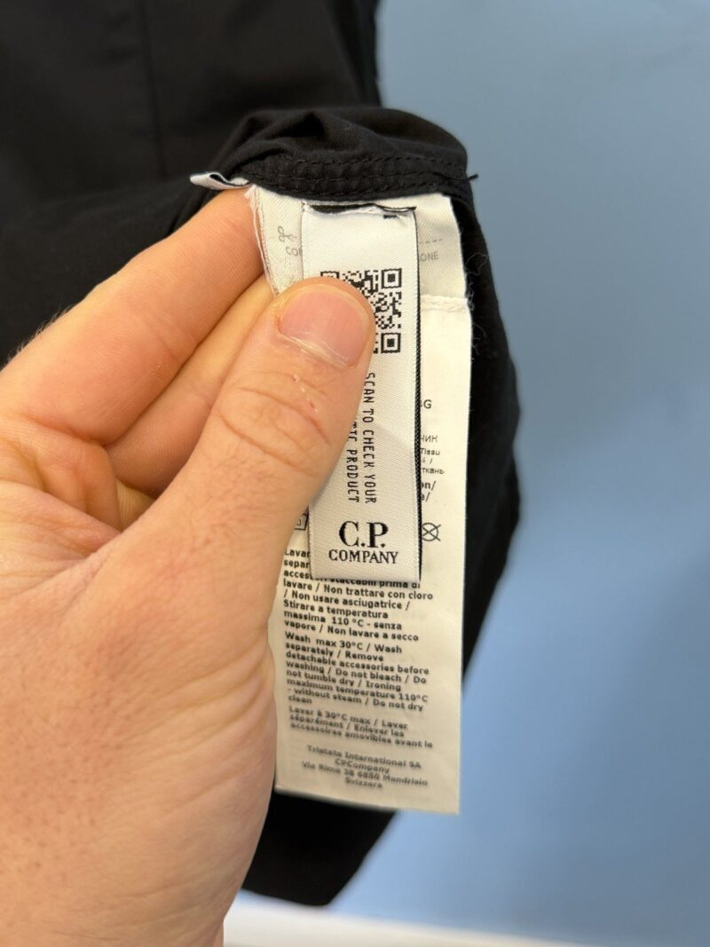 Large C.P. Company Black Lens Overshirt Jacket - Image 4