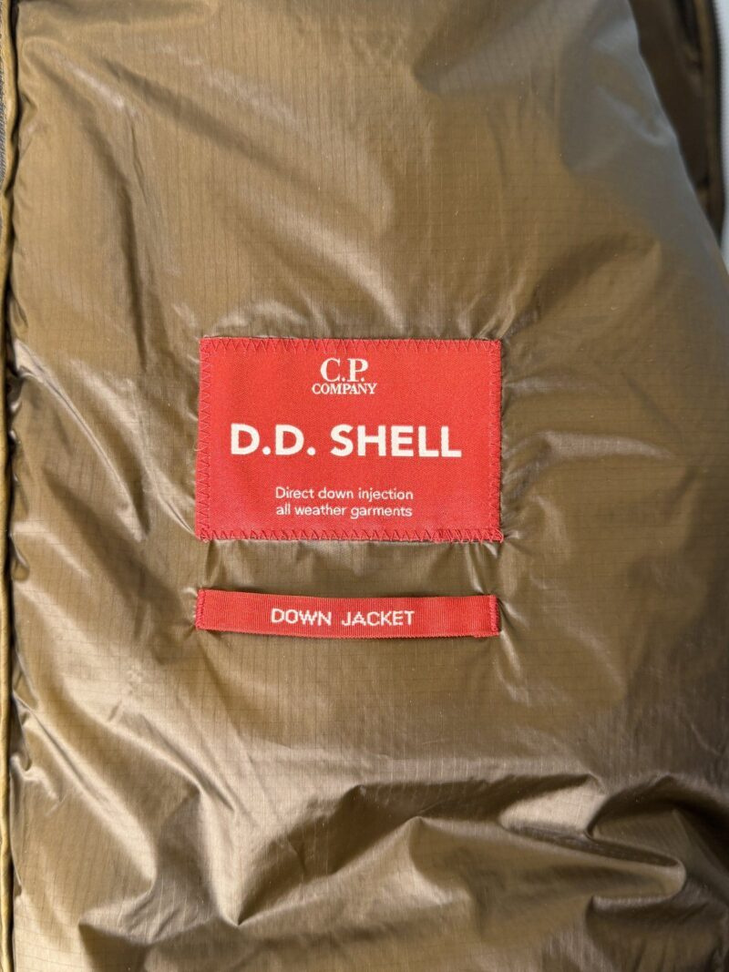 Medium C.P. Company Olive Green D.D. Shell Lens Down Gilet - Image 7