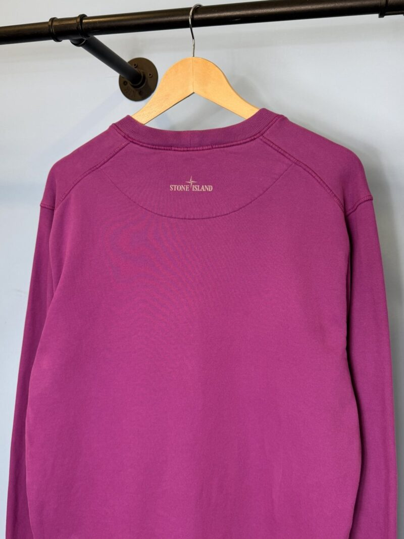 XL Stone Island Purple Lenticular 3D Print Crewneck Sweatshirt Jumper - Image 5