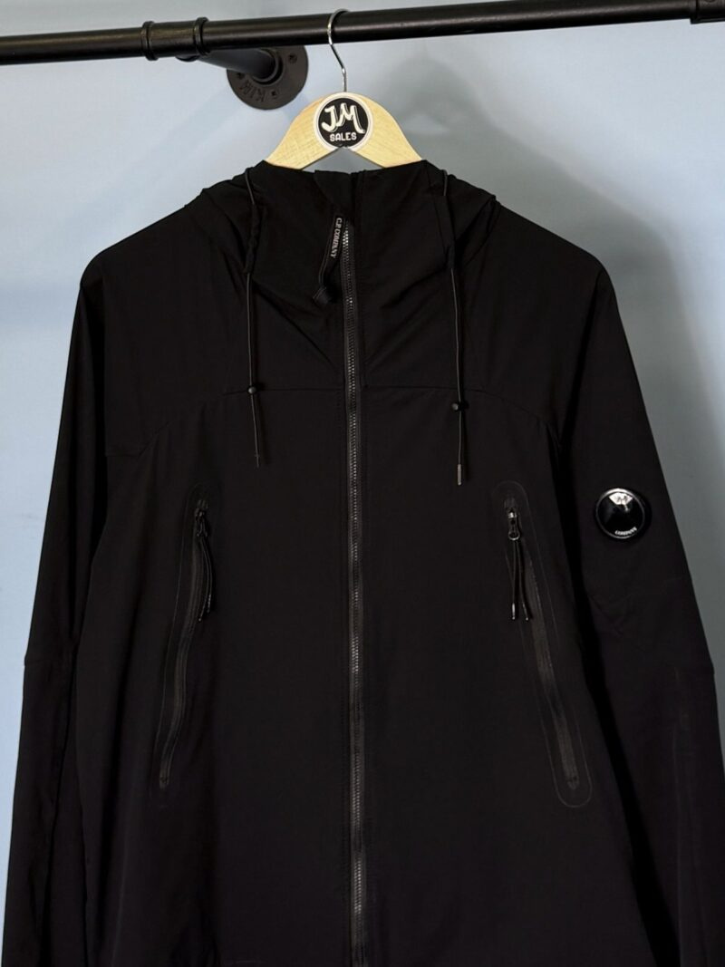Large C.P. Company Black Pro-Tek Lens Hooded Jacket - Image 2