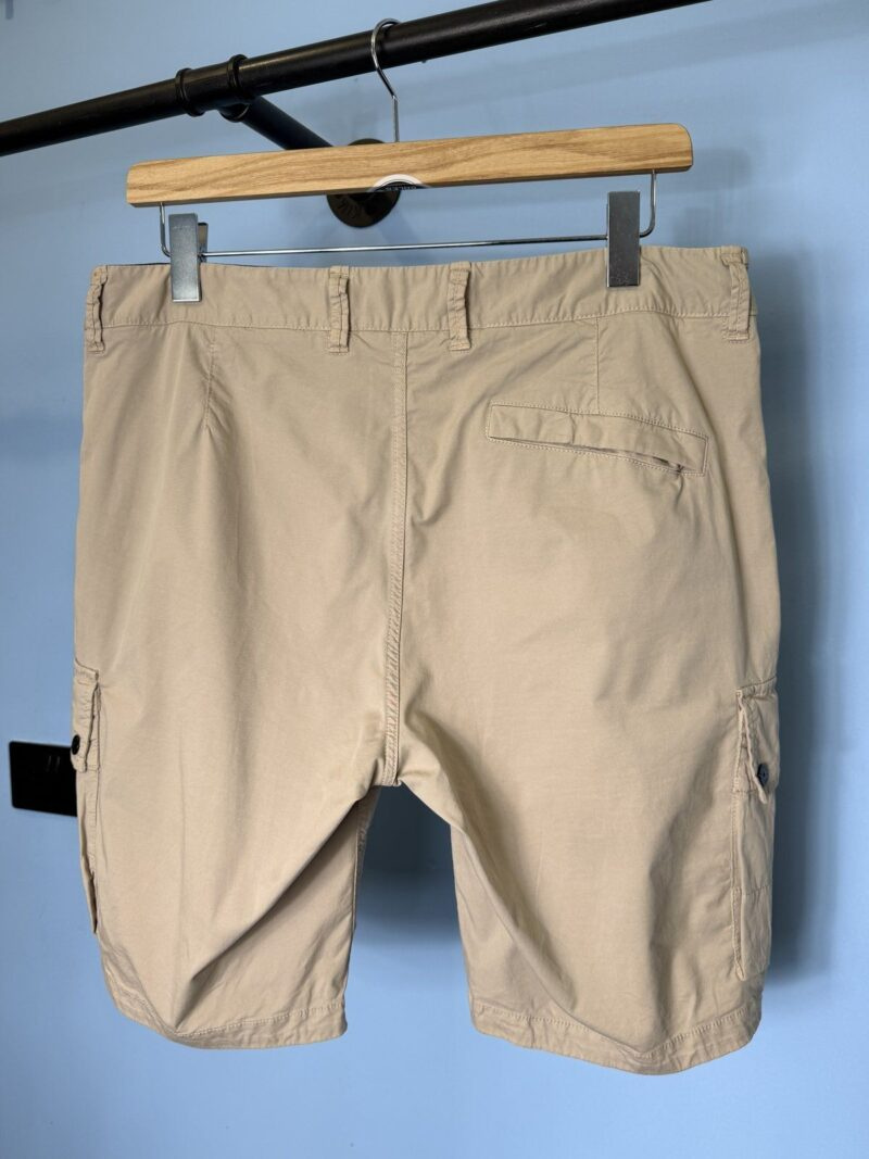 BNWT 36W Stone Island Tan Slim Fit Cargo Shorts - Image 4