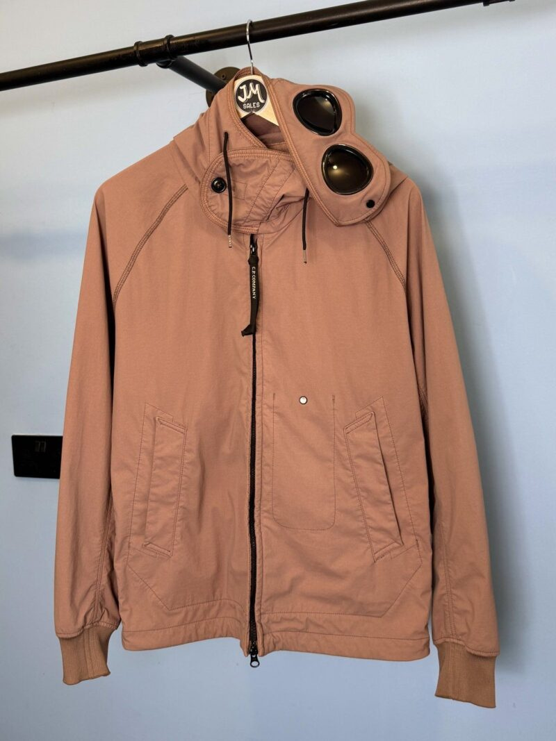 Medium C.P. Company Dusty Pink GD Shell Goggle Jacket