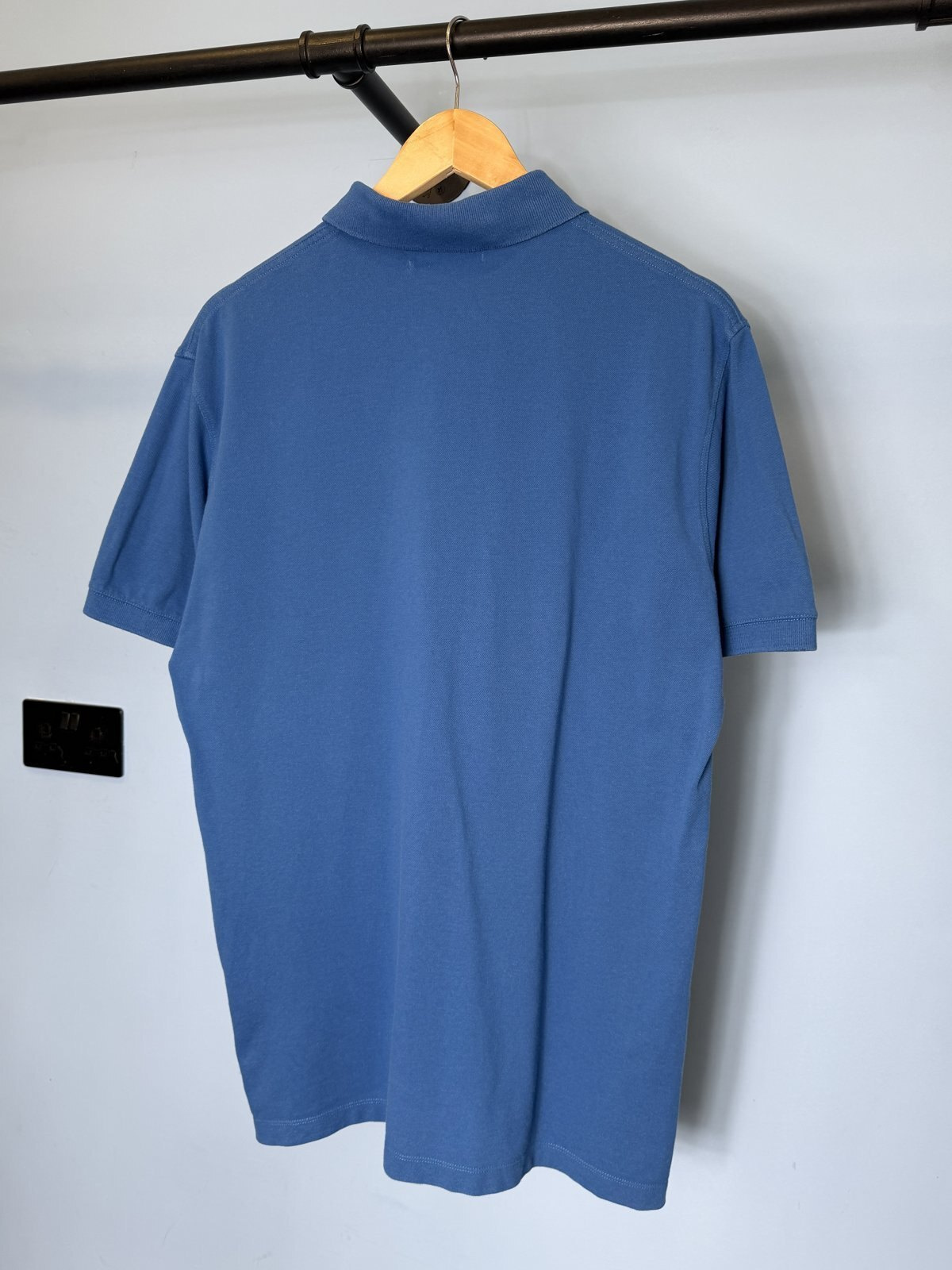 RARE XL 2010 Stone Island Blue Polo with Green Yellow Badge - Image 4