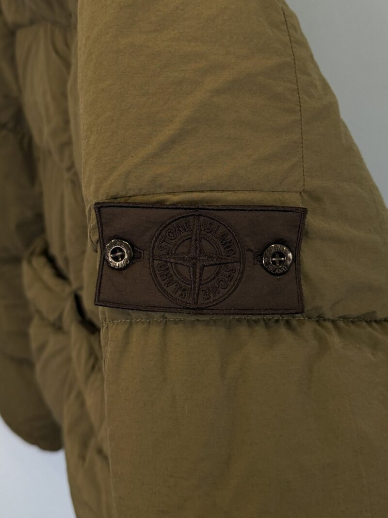Medium Stone Island Shadow Project Green Scarabeo Naslan Light Down Jacket - Image 6