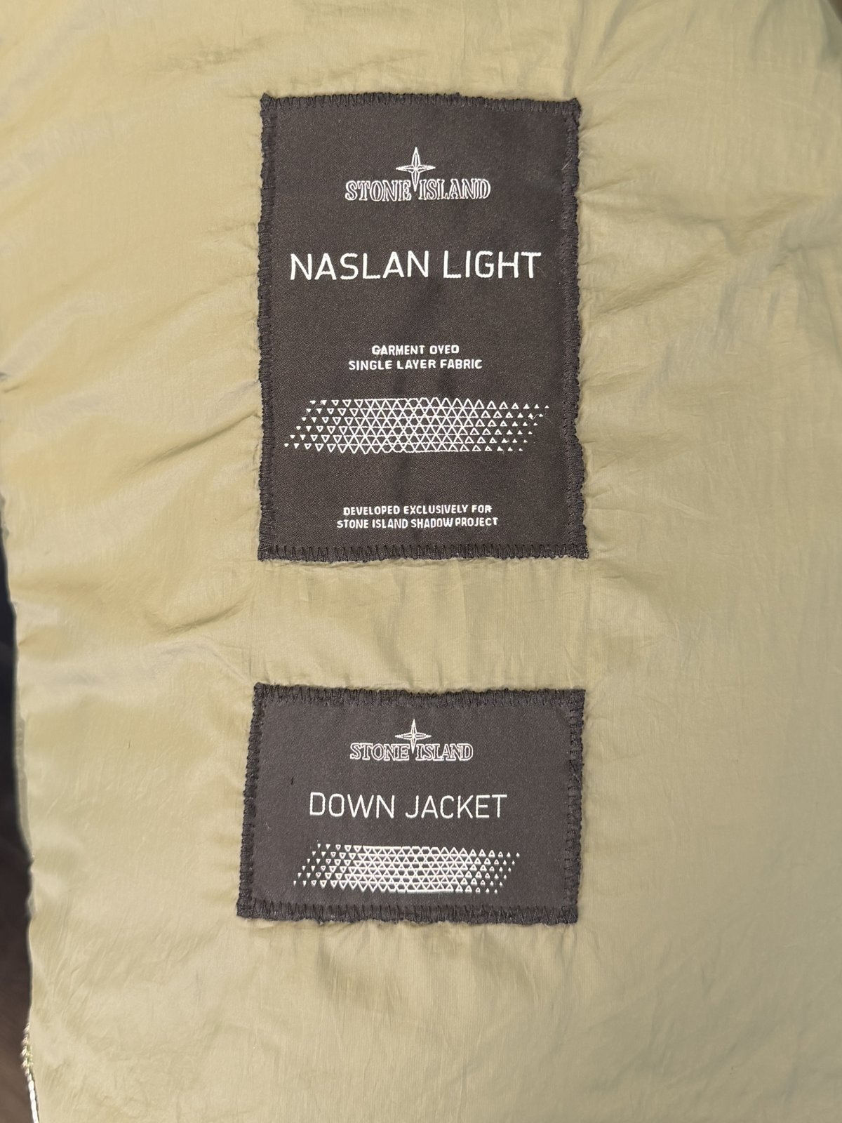 Medium Stone Island Shadow Project Green Scarabeo Naslan Light Down Jacket - Image 8
