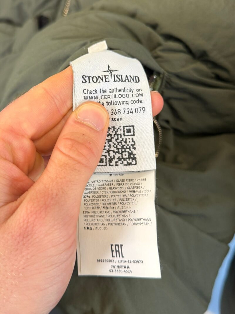 Medium Stone Island Shadow Project Green Scarabeo Naslan Light Down Jacket - Image 9