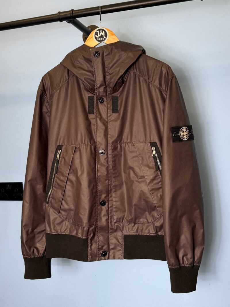 Alternative view of Large Stone Island 2010 Brown Yellow Heat Reactive Lightweight Jacket