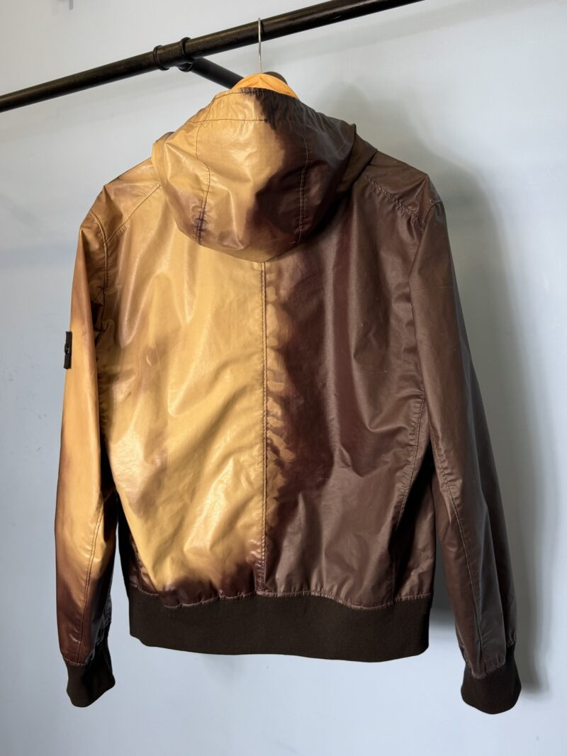 Large Stone Island 2010 Brown Yellow Heat Reactive Lightweight Jacket - Image 6