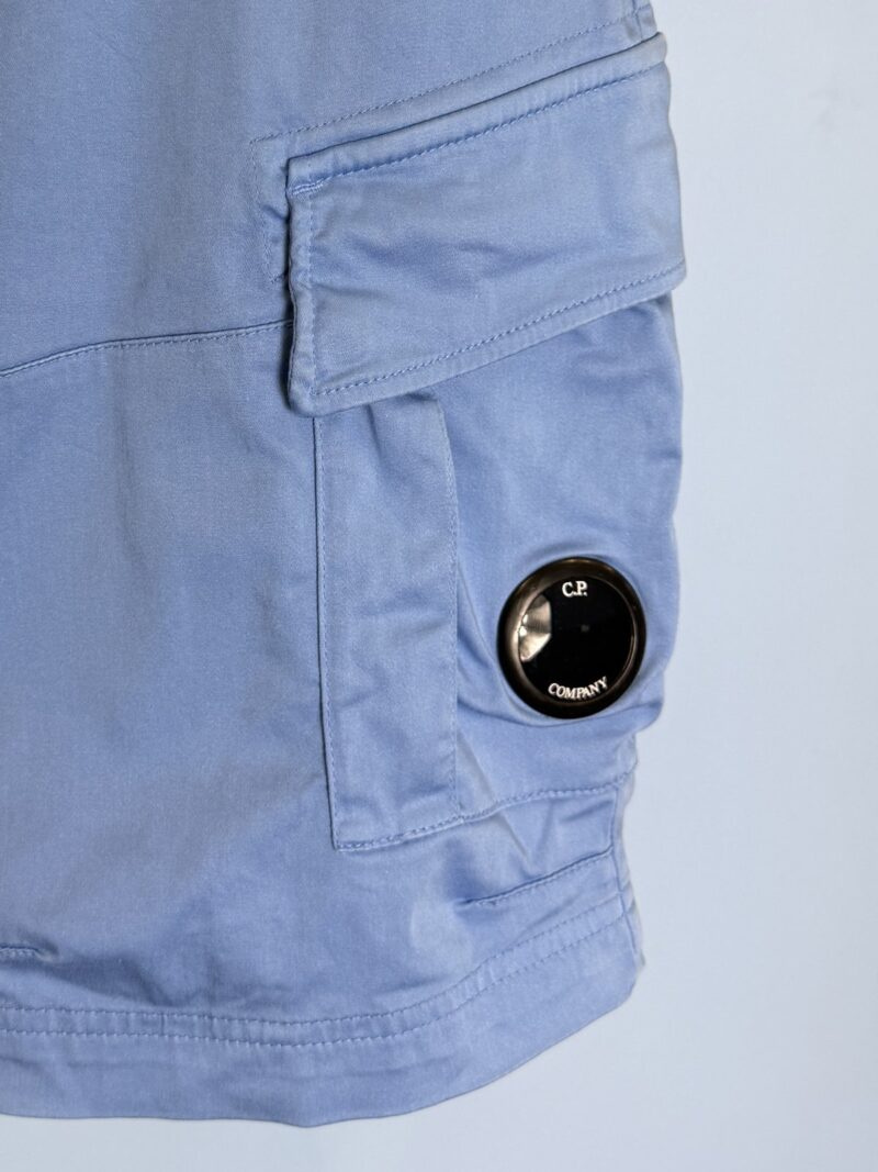 XL C.P. Company Sky Blue Lens Cargo Shorts - Image 4