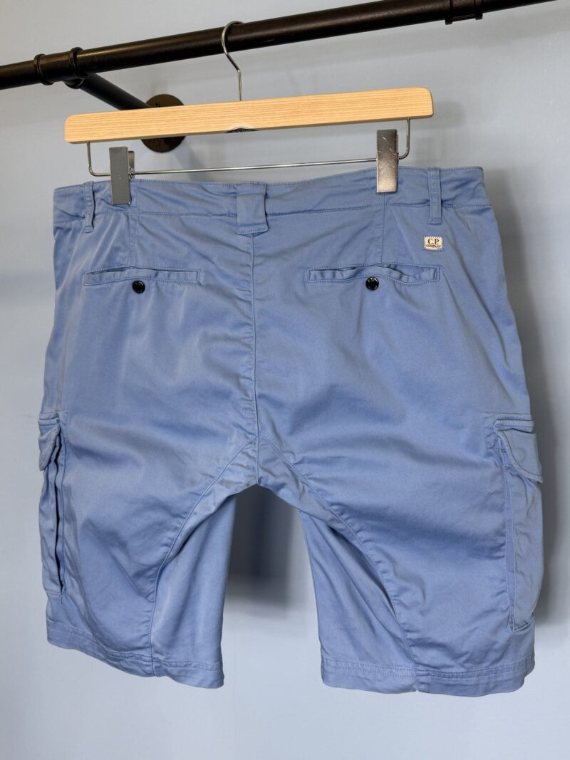 XL C.P. Company Sky Blue Lens Cargo Shorts - Image 5